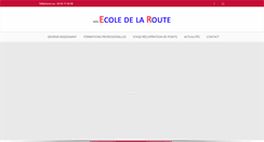 Desktop Screenshot of ecole-de-la-route.fr